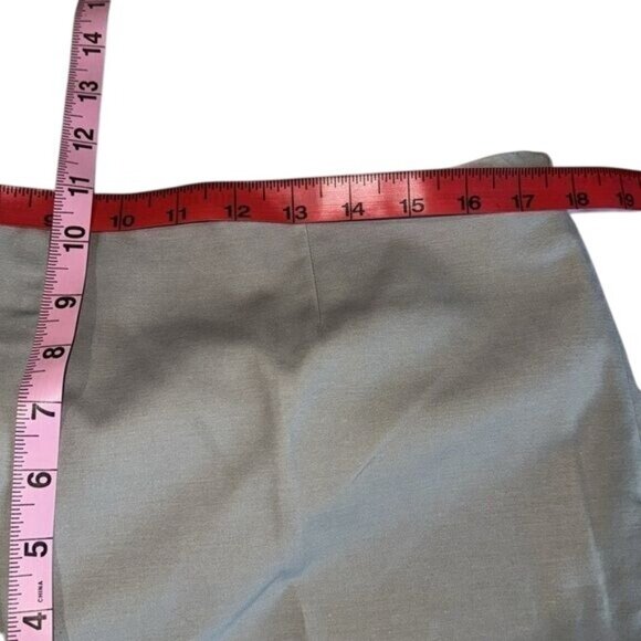 Charter Club Classic Fit Womens Pants Size 14 Gray Cotton Blend Side Zip - Picture 10 of 10